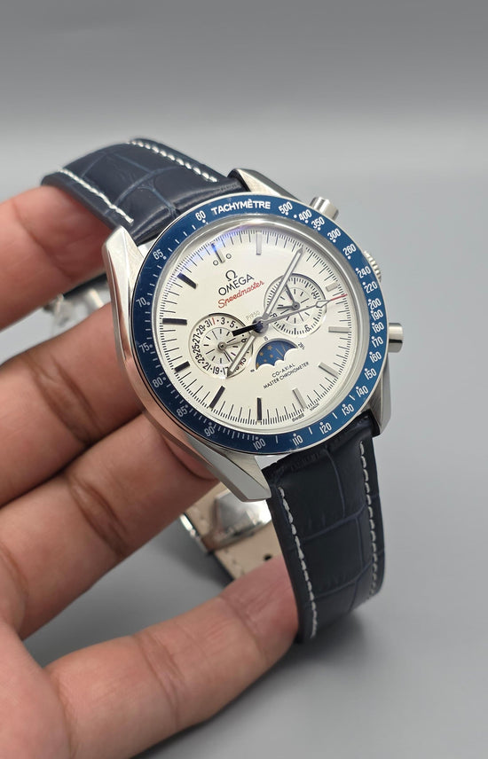 Omega Speedmaster Moonphase Co-Axial Master Chronometer — Pt950 Super Clone