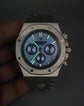 Audemars Piguet Royal Oak Chronograph Ice Blue Tapisserie Super Clone Master Copy