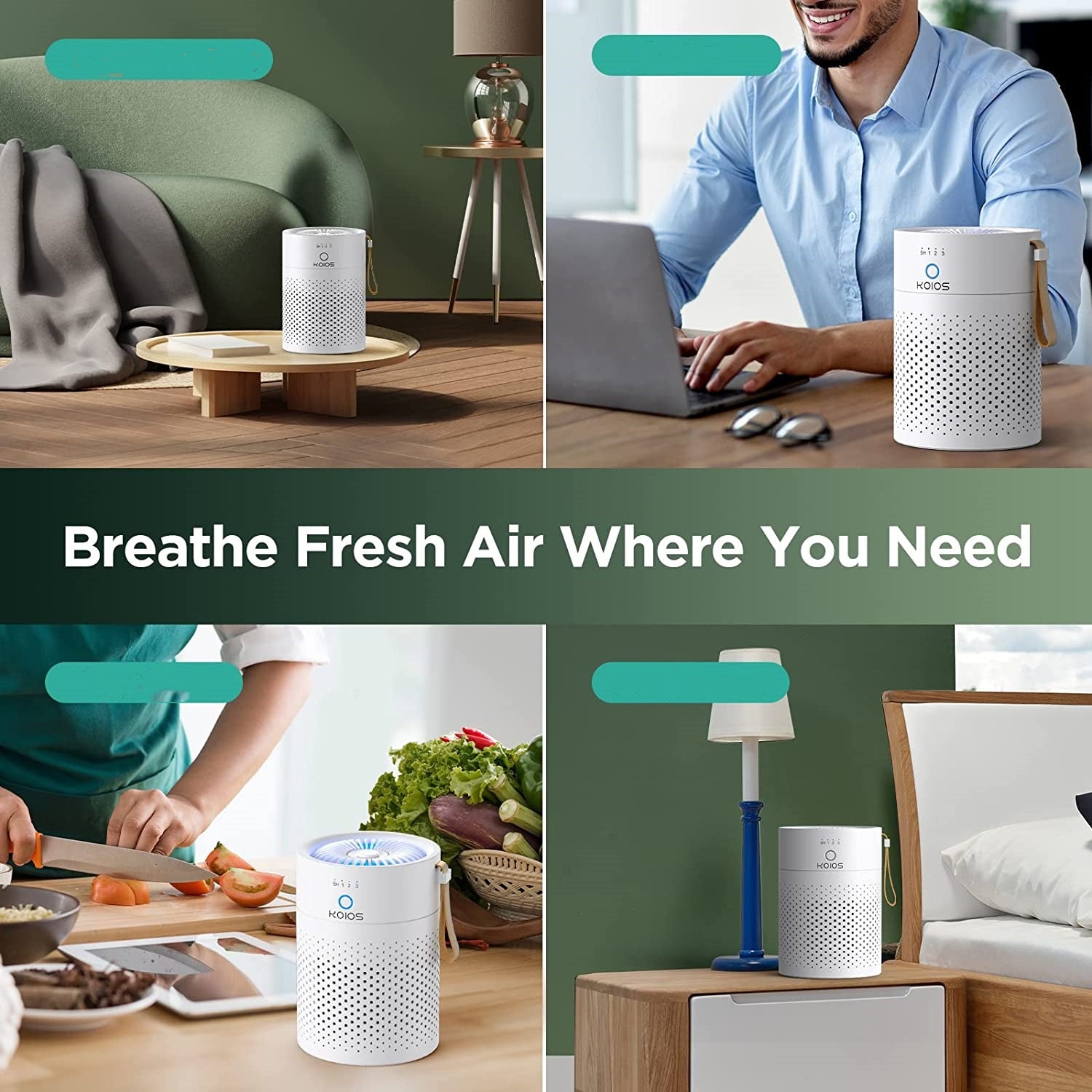 Portable Air Purifiers For Home Bedroom H13