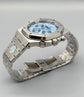 Audemars Piguet Royal Oak Chronograph Ice Blue Tapisserie Super Clone Master Copy