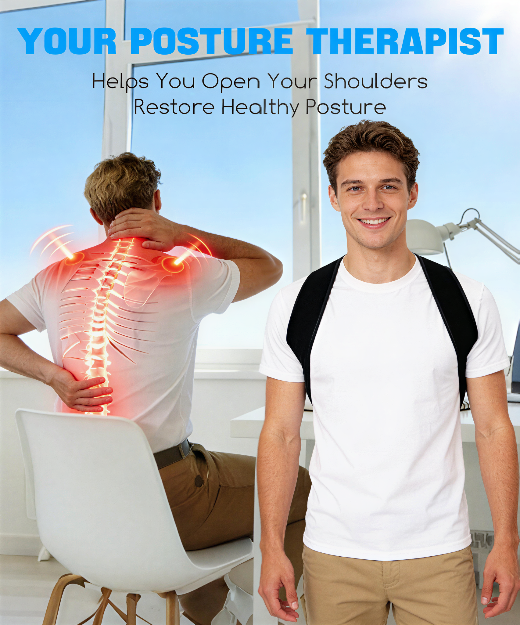 FOPLCP Posture Corrector for Men and Women