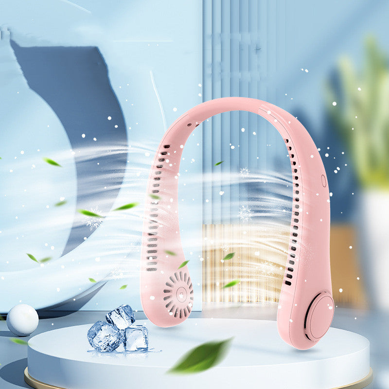 Portable Neck Fan, Hands-Free Twistable, Rechargeable